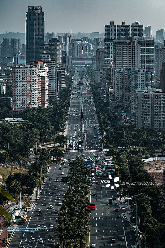 珠海迎宾南路掠影图片素材