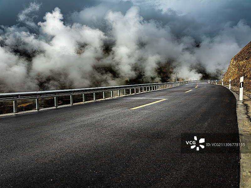 高原公路图片素材