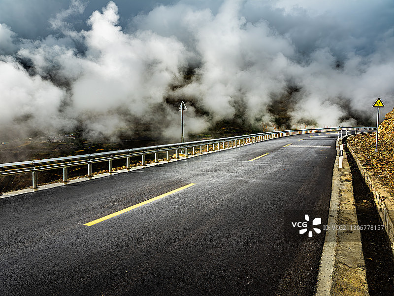 高原公路图片素材