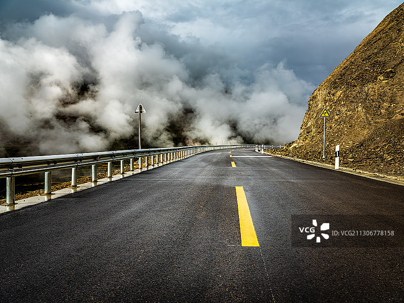 高原公路图片素材