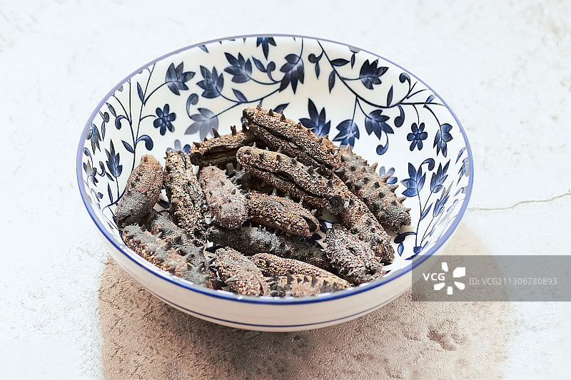 北纬39度淡干海参图片素材