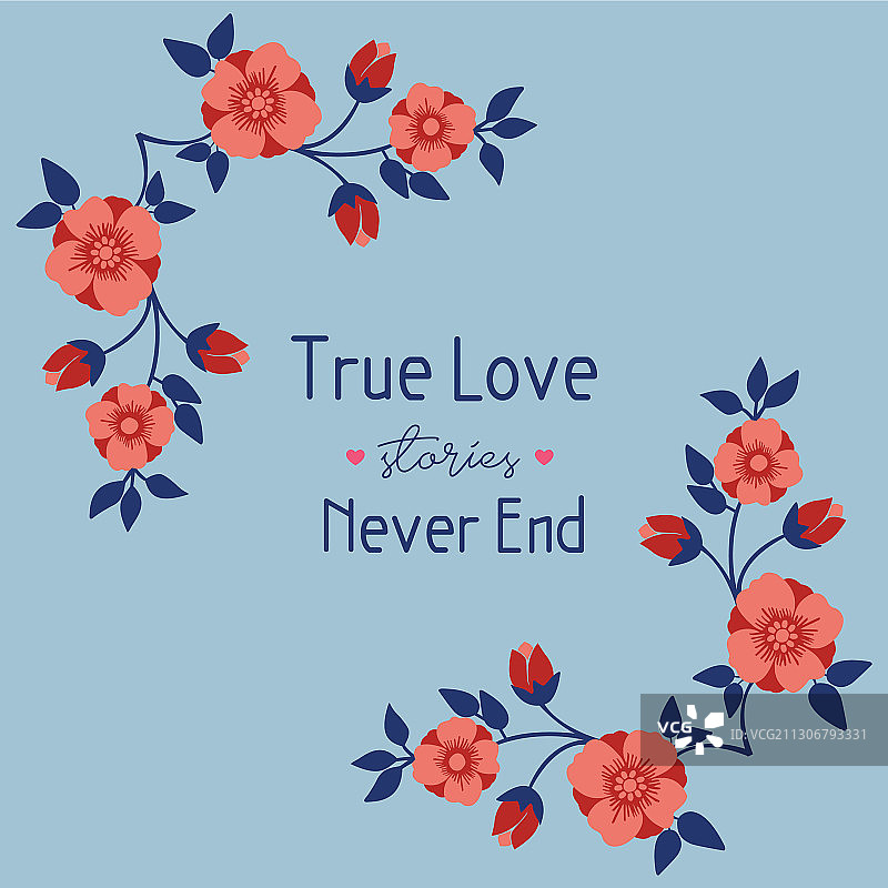 优雅的真爱海报模板设计图片素材