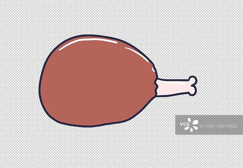 元素：肉类肘子图片素材