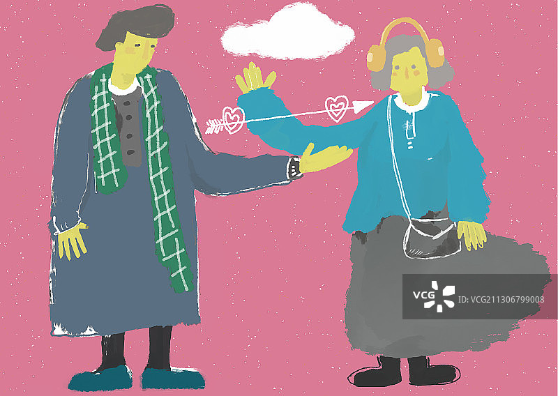 插画：爱情图片素材