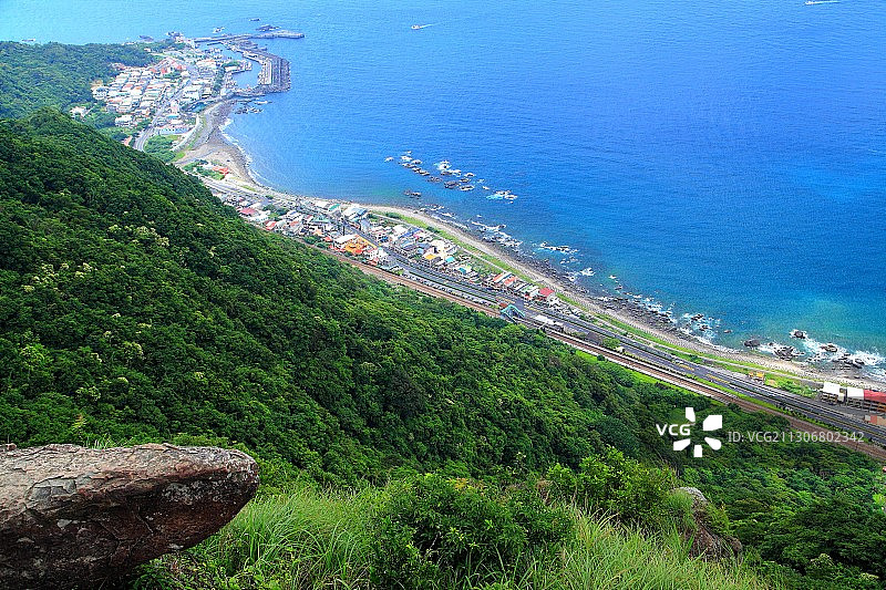 台湾宜兰头城大溪鹰石尖步道图片素材