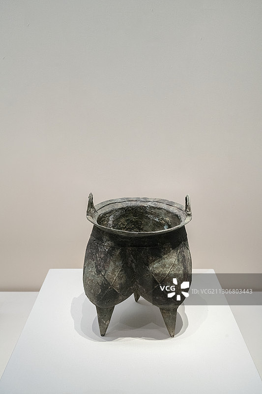 中国国家博物馆文物 青铜鼎图片素材
