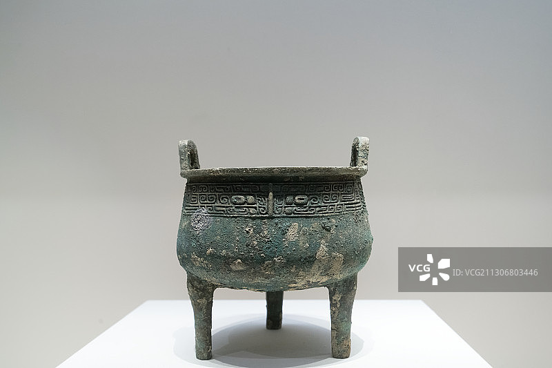 中国国家博物馆文物 青铜鼎图片素材