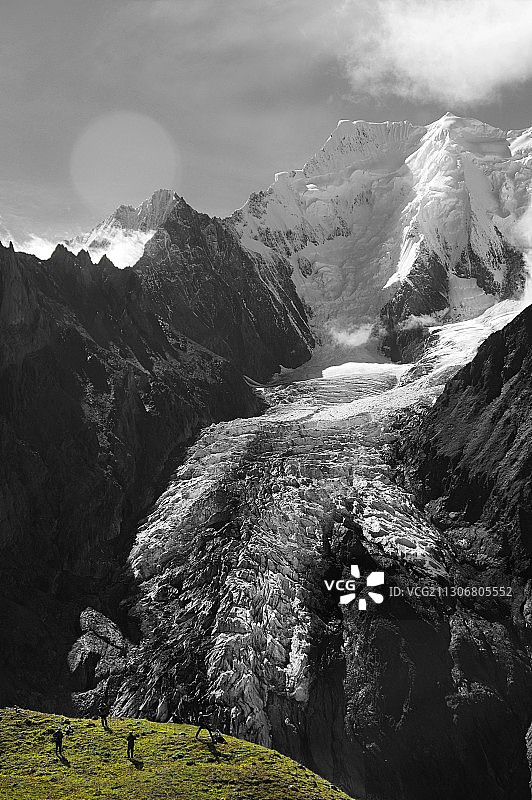 走近冰川图片素材