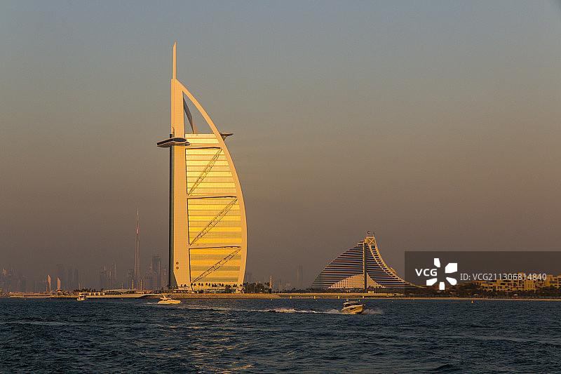 迪拜的帆船酒店图片素材