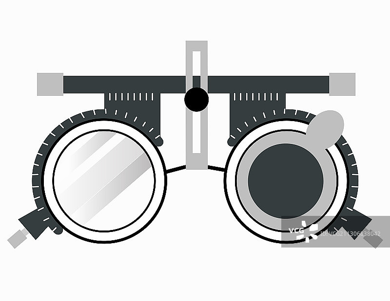 用于视力测试的眼镜图片素材