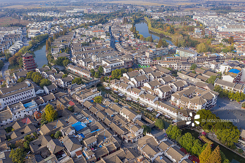 安徽省合肥市肥西县全国5A景区三河古镇图片素材