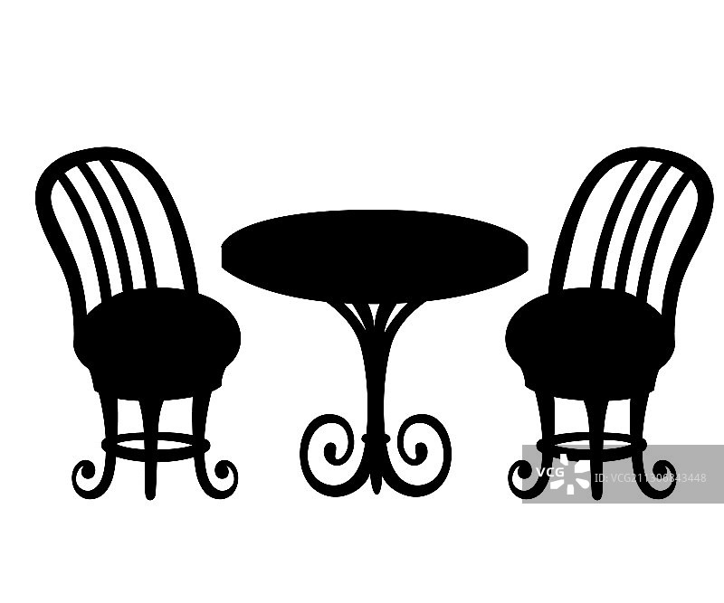 餐厅家具单人餐桌图片素材