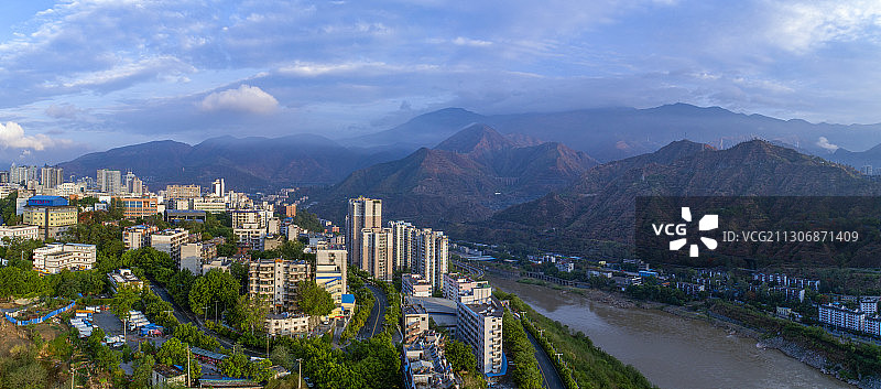 四川攀枝花市城市风光图片素材