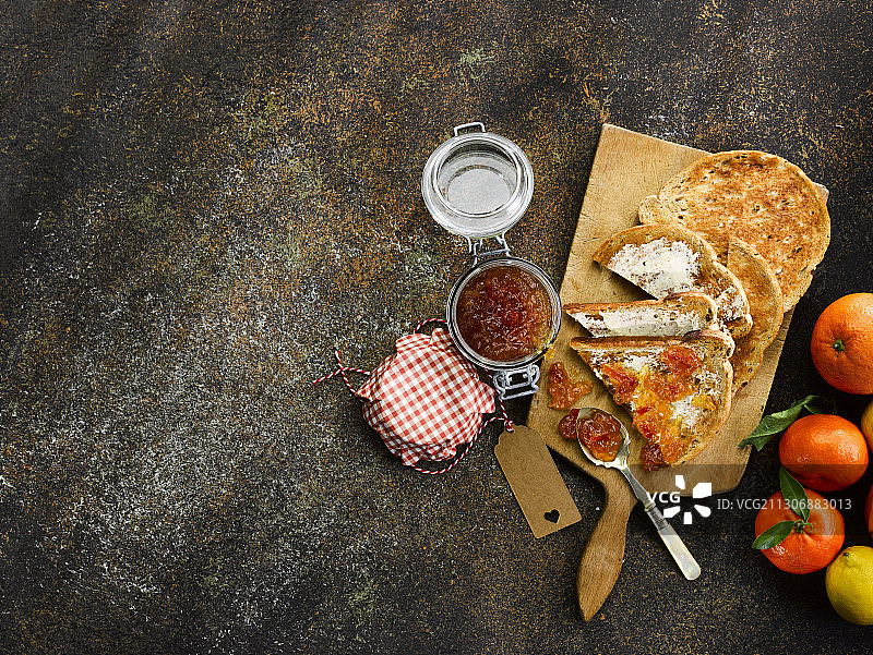 三种水果果酱图片素材