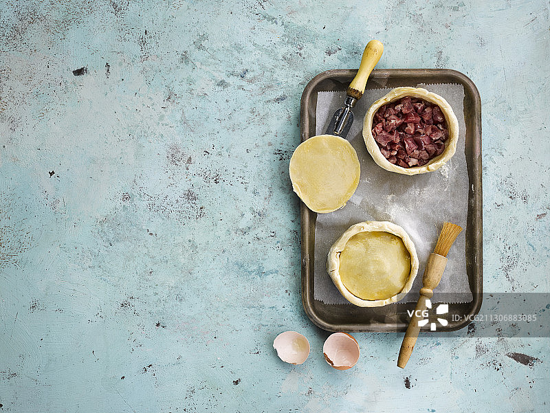 梅尔顿莫布雷猪肉派图片素材