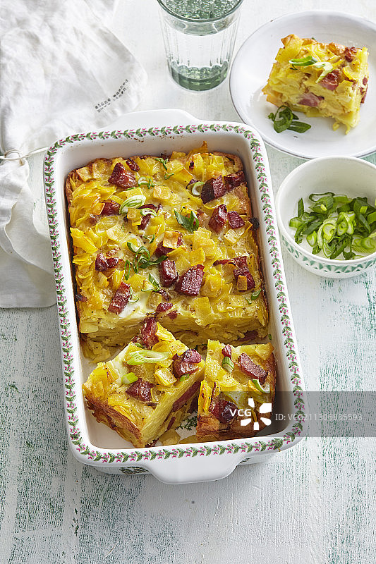 烤火腿意面图片素材