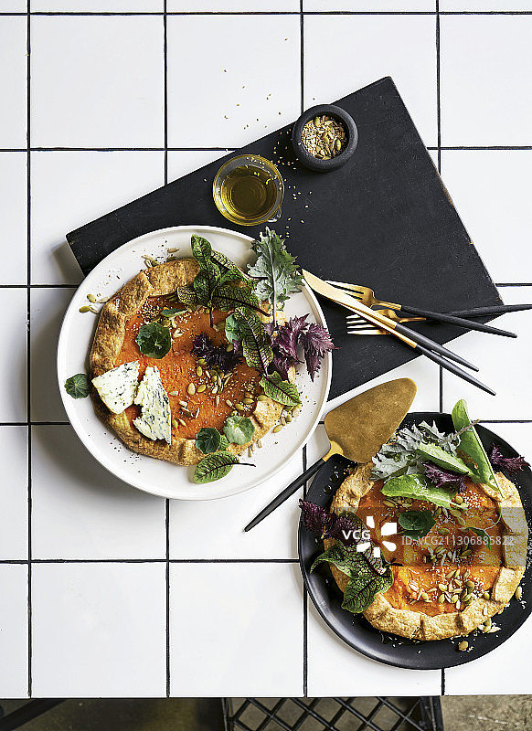 南瓜斯蒂尔顿馅饼图片素材