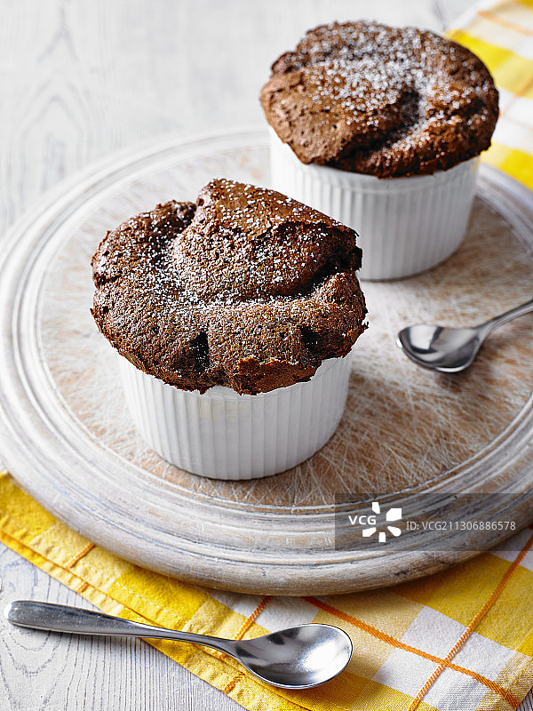 巧克力舒芙蕾图片素材