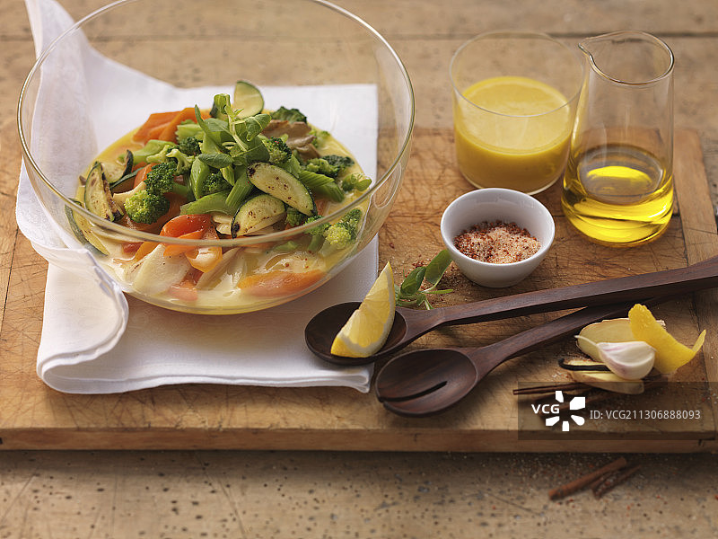 什锦混合沙拉图片素材