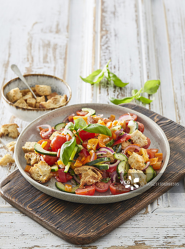 托斯卡纳面包沙拉图片素材