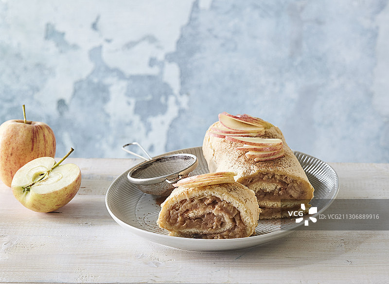 苹果卷图片素材