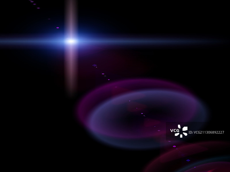 镜头光晕科技光效黑色背景素材图片素材