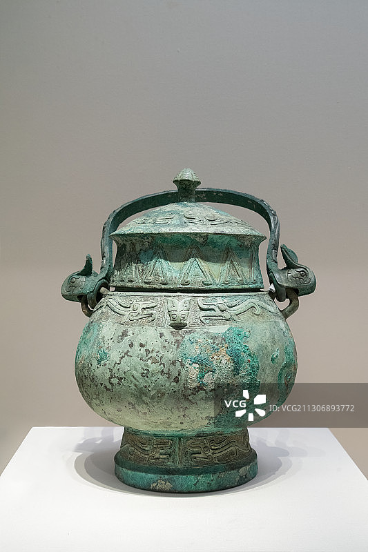 中国国家博物馆文物 提梁卣图片素材