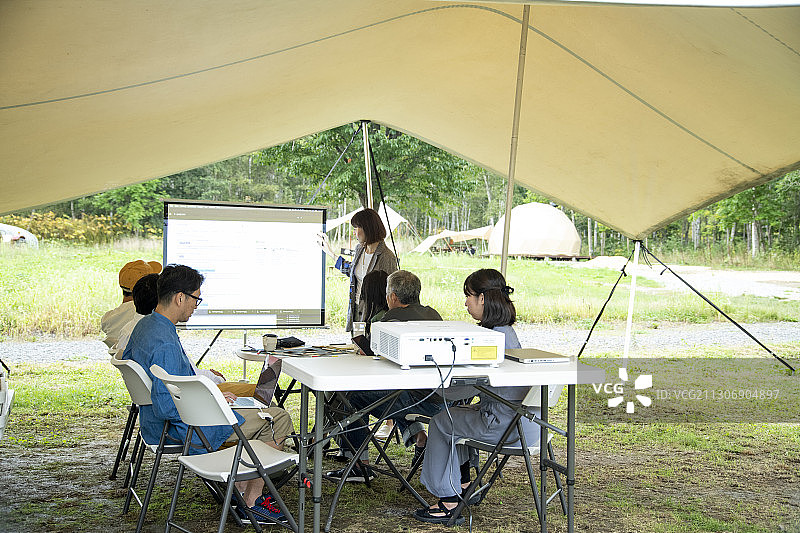 商务团队培训图片素材