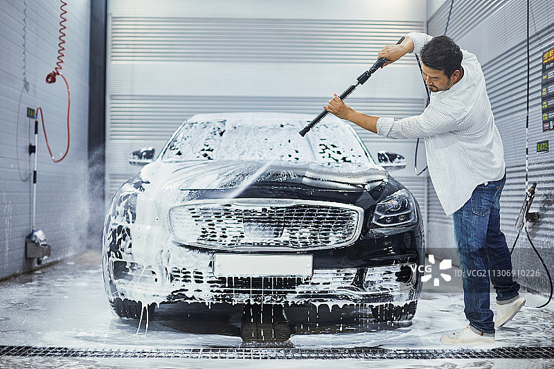 洗车，自助洗车图片素材