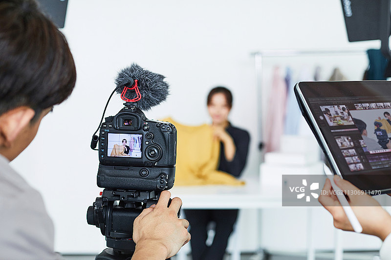 MCN、SNS、自媒体、YouTube、网红拍摄广播图片素材