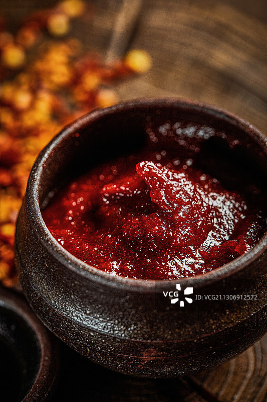 韩国辣椒酱，食品酱料图片素材