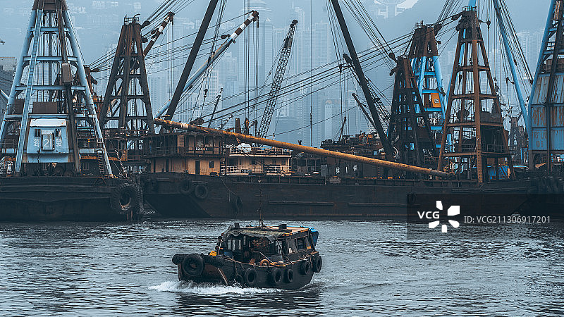 海港渔船图片素材