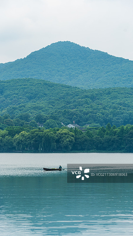 杭州旅游西湖景区，水墨画，中国风图片素材