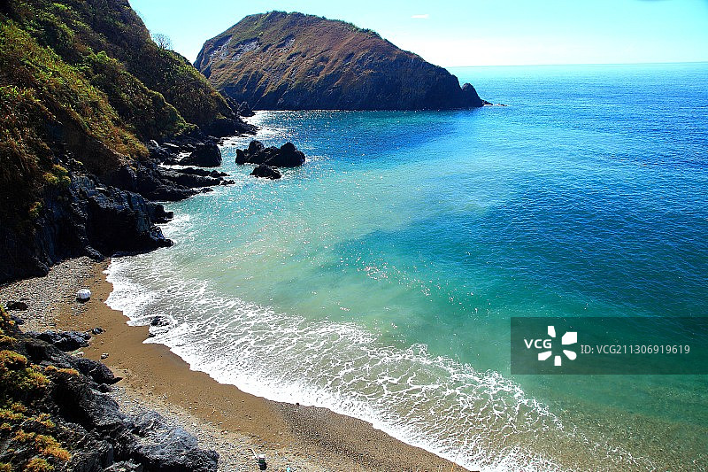 台湾苏澳南方澳玻璃海滩图片素材