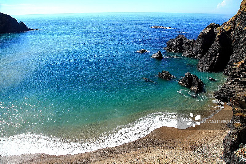 台湾苏澳南方澳玻璃海滩图片素材
