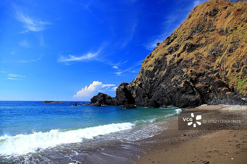 台湾苏澳南方澳玻璃海滩图片素材