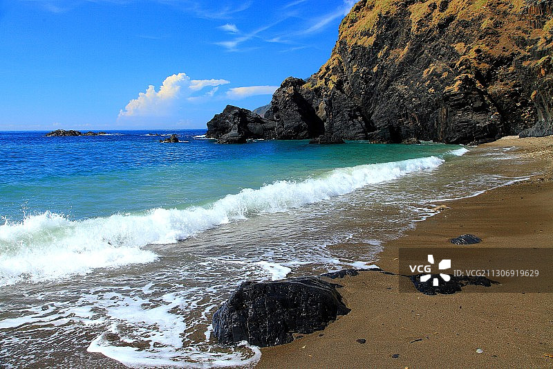 台湾苏澳南方澳玻璃海滩图片素材