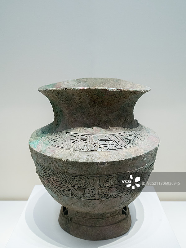 中国国家博物馆文物 青铜尊图片素材