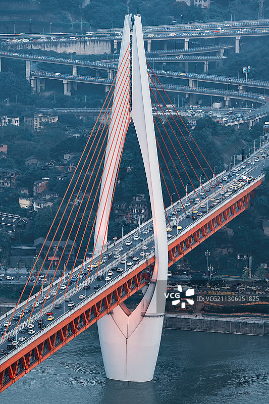 山城重庆东水门长江大桥图片素材