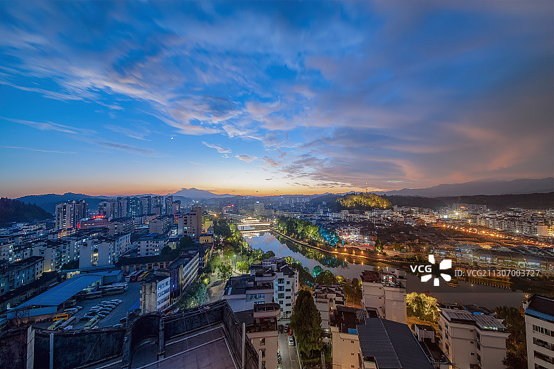 泰宁夜色图片素材