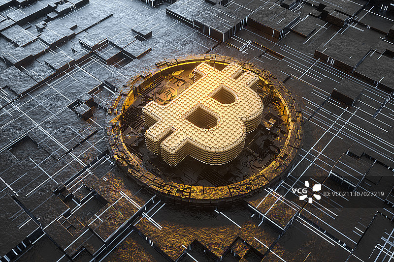 比特币与区块链图片素材