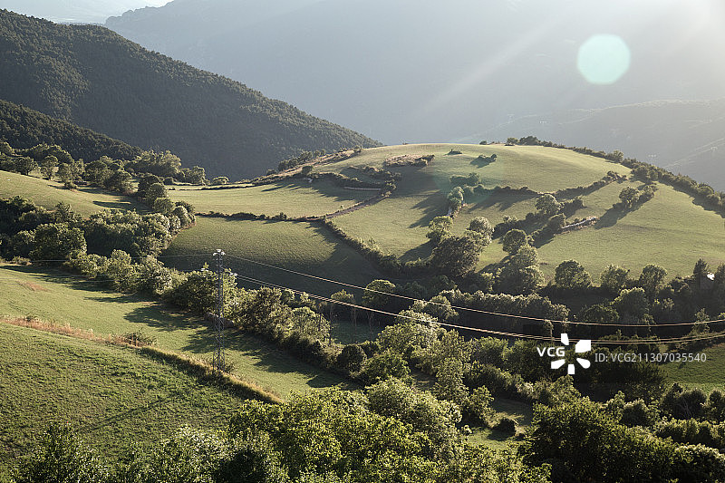 西班牙莱里达Tornafort农业田园风光图片素材