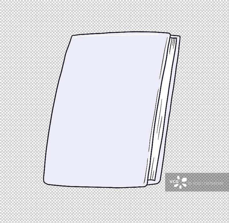 元素：蓝色的书籍图片素材