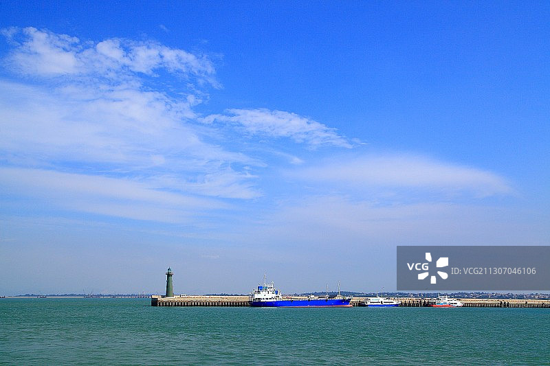 福建金门金城水头港图片素材