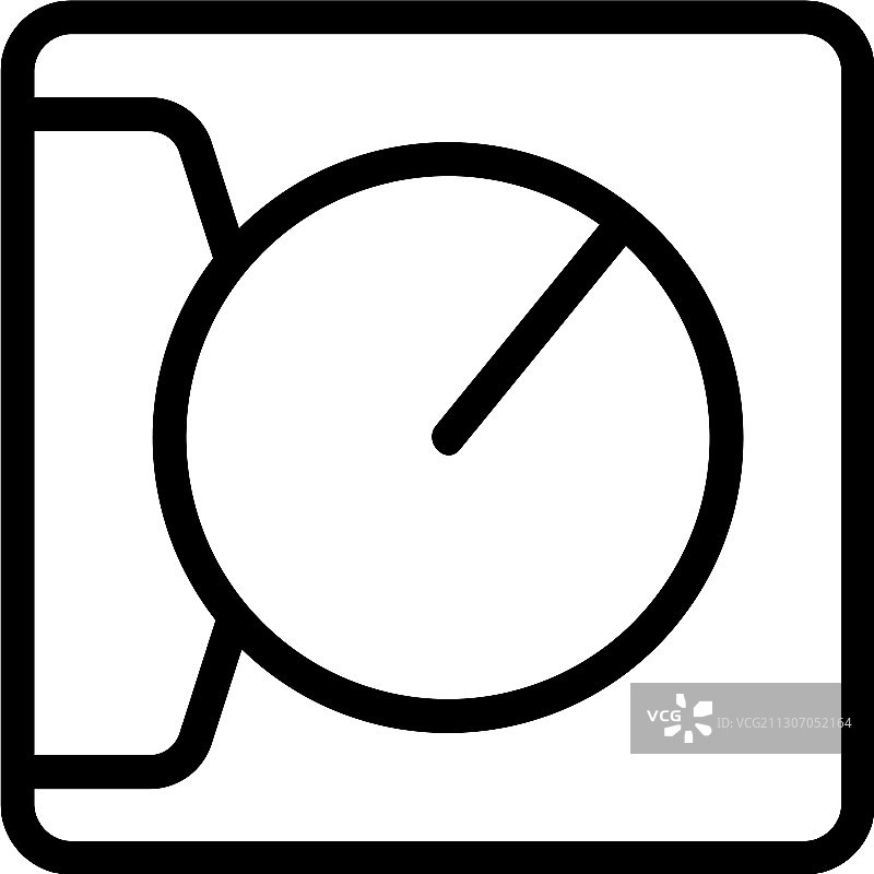 手动房屋气候控制图标轮廓图片素材