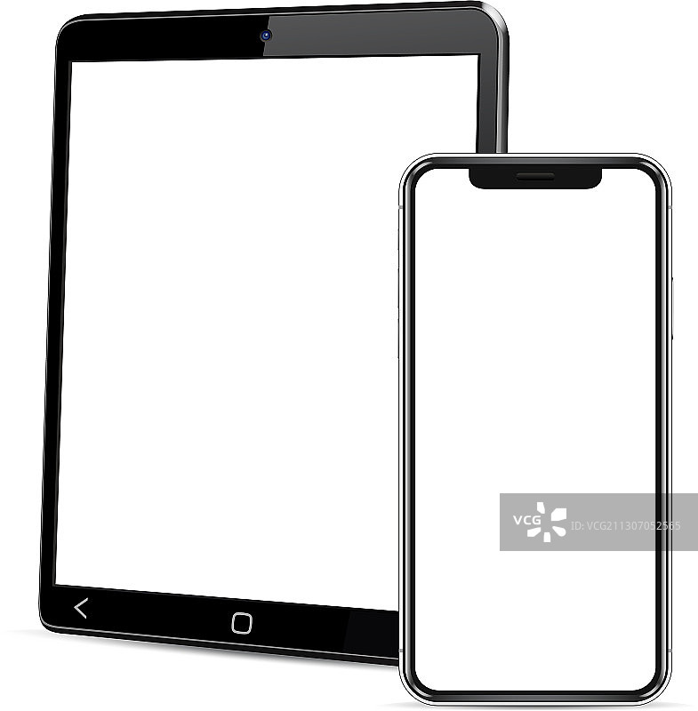 平板电脑和智能手机模板图片素材