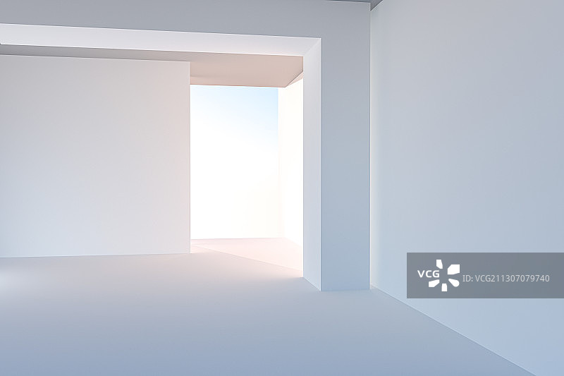 3D抽象形状空间和艺术图片素材