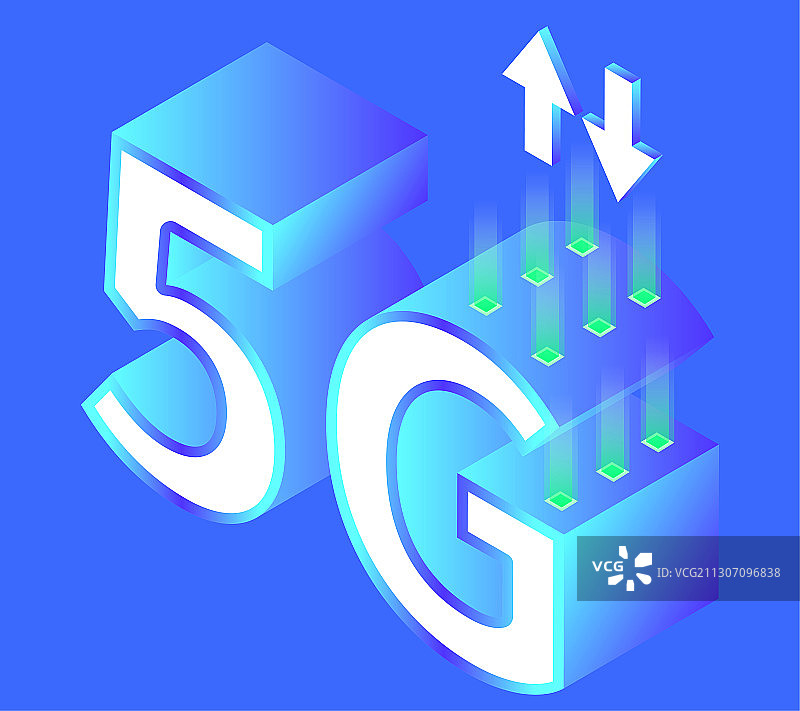 5G新时代网络科技矢量插画素材图片素材