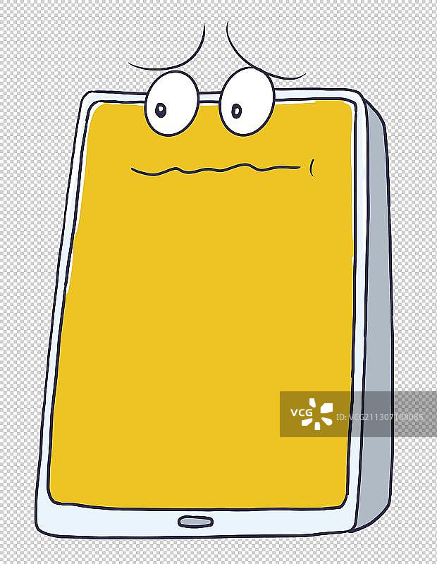 元素：难过的手机图片素材