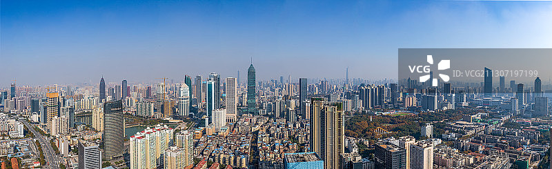 武汉汉口江汉区西北湖金融片区民生银行大厦图片素材